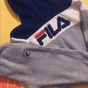 Fila pullover hoodie sweatsuit